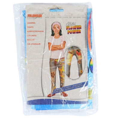 Stretch-Leggings Flower Power Kinder | 24 Stück