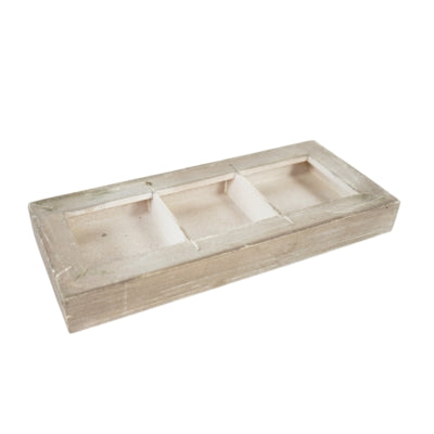 Schüssel Polly Holz beige 29,5 cm | 24 Stück