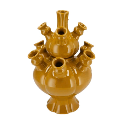 Daan Bugholzvase Rotterdam braun 2-teilig 36 cm | 2 Stk