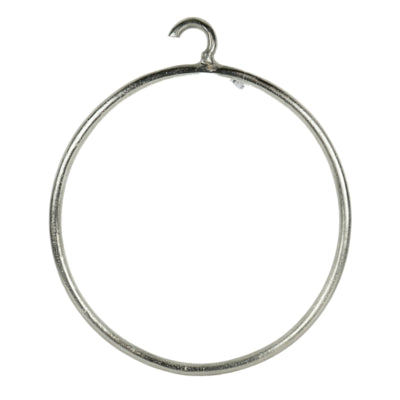Anhänger Kreis silberfarben 53 cm | 2 Stk