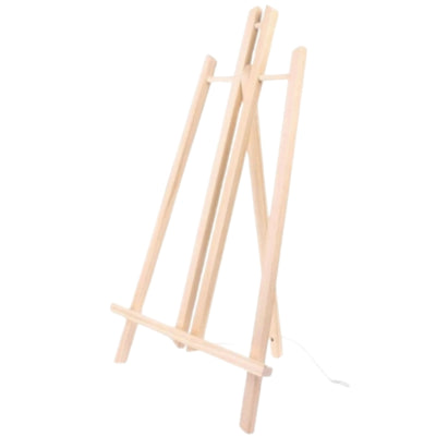 Staffelei Tischmodell Holz natur 50 cm | 12 Stück