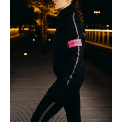 Avento Sportarmband reflektierend neonpink Einheitsgröße | 20 Stück