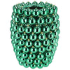Daan Bugholzvase Weihnachtskugel grün 39 cm | 2 Stk