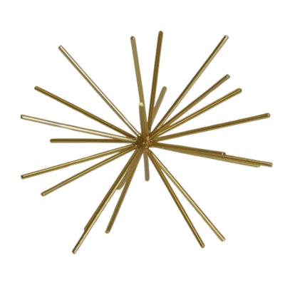 Housevitamin Ornament Feuerwerk Metall goldfarben 15 cm | 24 Stück