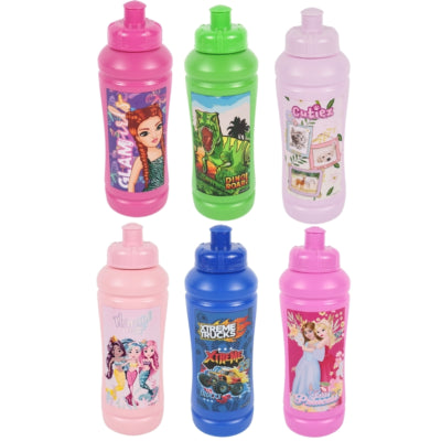 Home Universe Sportwasserflasche Kinder 450 ml 6-fach sortiert | 24 Stück