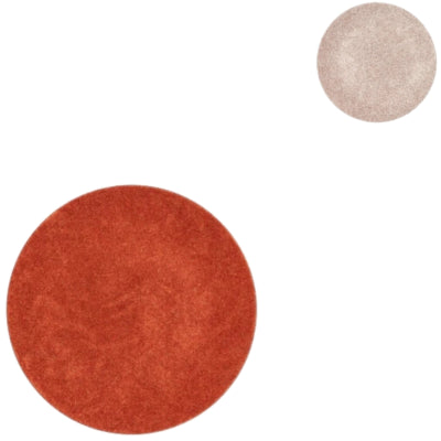 Daan Bugholz Dekoteller Melamin Glanz orange goldfarben 18 cm 2 sortiert | 36 Stück