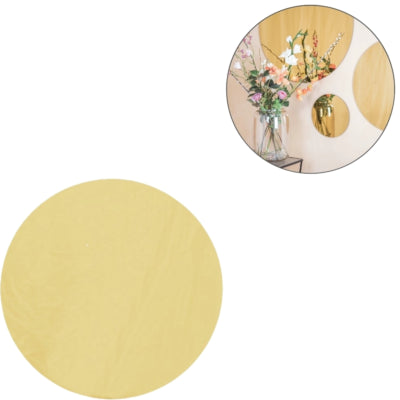 Housevitamin Wandspiegel rund goldfarben 40 cm | 3 Stück