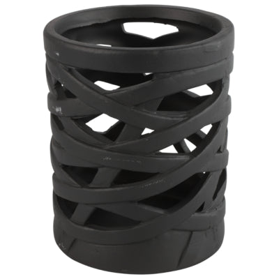 Countryfield Teelichthalter Redmon L schwarz 15 cm | 12 Stück