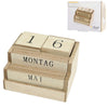 Tischkalender Holz 10,5 cm | 6 Stück