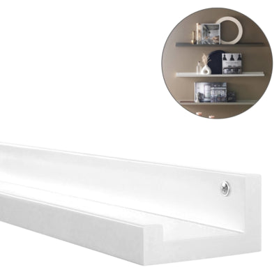 Woood Wandregal Studio weiß 120 cm | 4 Stück