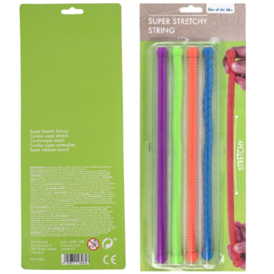 Super-Stretch-Anti-Stress-Seil 27 cm 4er-Set | 24 Stück
