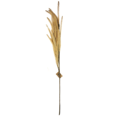 Künstliche Astfedern ockergelb 108 cm | 12 Stück