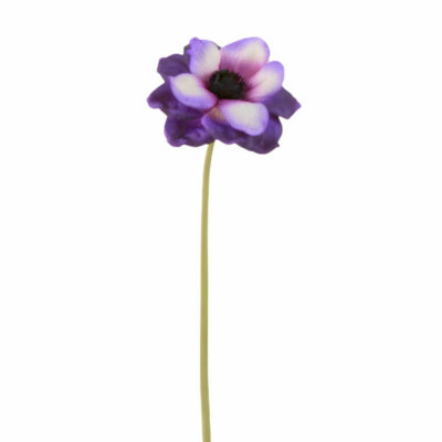 J-line Kunstblume Anemone lila 40 cm | 24 Stück