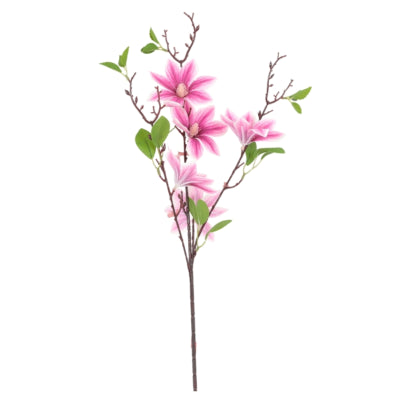 Countryfield Kunstblume Magnolie lila 82 cm | 24 Stück