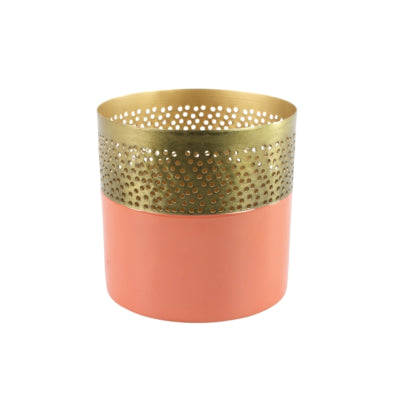 Countryfield Teelichthalter Tina Peach 10 cm | 8 Stück