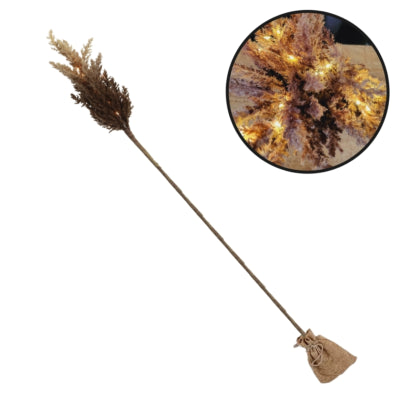 Countryfield künstlicher Zweig Astilbe LED auf Batterie braun 90 cm | 12 Stück
