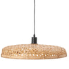 Leichte Wohn-Hängelampe Paloma Rattan natur 50 cm | 2 Stk