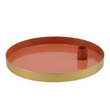 Daan Bugholz Kerzenständer rund marrakesch orange 22 cm | 6 Stück - afbeelding 1