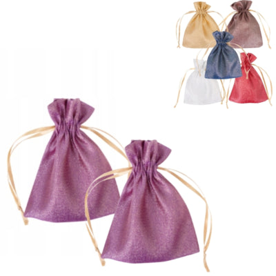 Hobby Flora Geschenktüten Glitzer 6-fach sortiert 2er-Set | 48 Stück