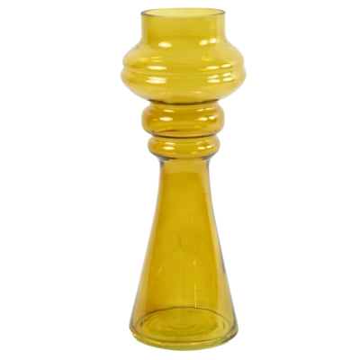 Countryfield Vase Zilla Ockergelb 34 cm | 4 Stück