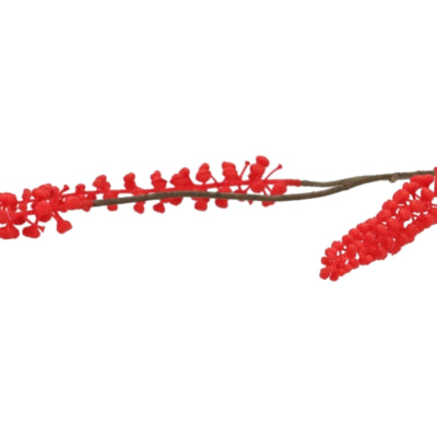 Daan Bugholz Kunstzweig Beerentraube rot 94 cm | 6 Stück