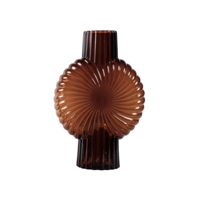 Ptmd Vase Zugars braun 25 cm | 4 Stück