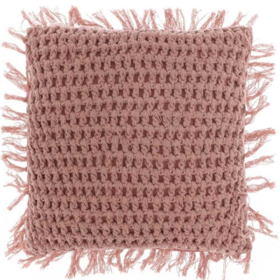 Einzigartiges Wohnkissen Tufo altrosa 45 x45 cm | 6 Stück