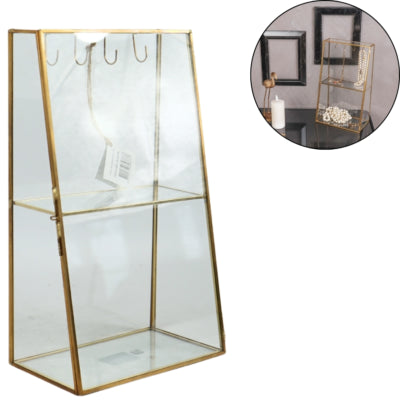 Housevitamin Schmuckschrank goldfarben 31 cm | 6 Stück