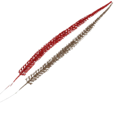 Daan Bugholz-Kunstzweig Shine Penni rotgoldfarben 52 cm 12er-Set | 8 Stück
