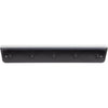 Holzgarderobe Kenan Metall schwarz 80 cm | 4 Stück