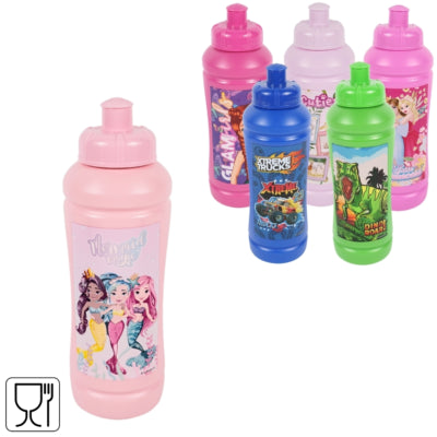 Home Universe Sportwasserflasche Kinder 450 ml 6-fach sortiert | 24 Stück