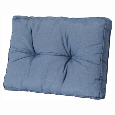 Madison Loungekissen Rückenflorance Panamablau 60 x 43 cm | 6 Stück