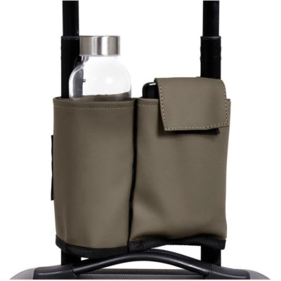 Nörlander Norländer Trolley Trinkflaschenhalter Taupe 22 cm | 10 Stück