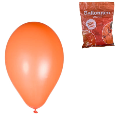 Orange Luftballons 23 cm 30 Stück | 24 Stück