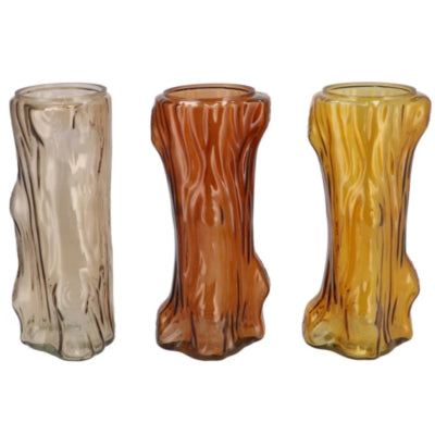 Daan Bugholzvase Baum braun 29 cm 3-fach sortiert | 6 Stück