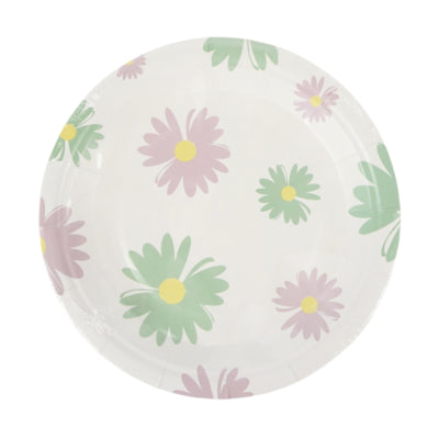 Einwegteller Federpapier 20 cm 8 Stück | 48 Stück
