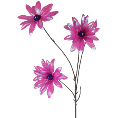 Kunstblume Dahlie lila 86 cm | 12 Stück