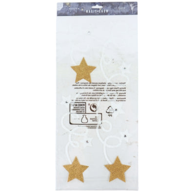 Fensteraufkleber Sternschnuppe 49 cm | 24 Stück