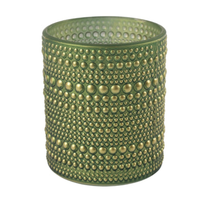Countryfield Teelichthalter Nelle M grün 10 cm | 24 Stück