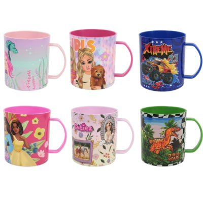 Lizenzierter Becher 340 ml cm 6 sortiert | 24 Stück