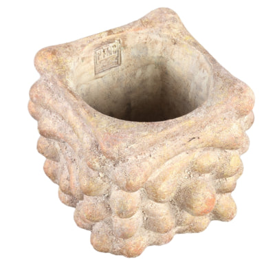 Ptmd Blumentopf gezeichnet m Creme 17 cm | 8 Stück