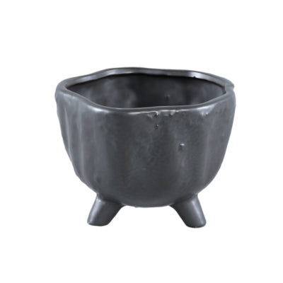 Ptmd Blumentopf Ricco S schwarz 18 cm | 6 Stück