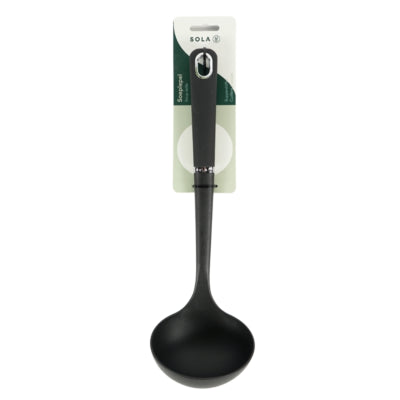 Sola Suppenlöffel schwarz 33 cm | 48 Stück