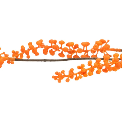 Daan Bugholz Kunstzweig Beerentraube orange 94 cm | 6 Stück