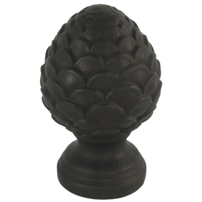 Countryfield Statue Tannenzapfen Celine XL schwarz 18 cm | 8 Stück