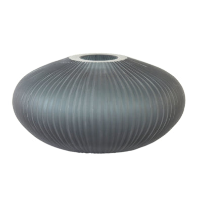 Light Living Licht- und Wohnvase Molexa Glas grau 21 cm | 2 Stk
