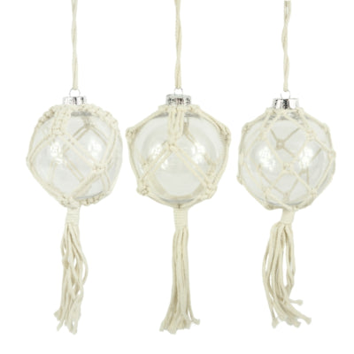 Home Accents Makramee-Anhänger 10 cm 3 sortiert | 48 Stück