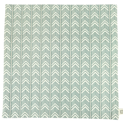 Fair-Trade-Kissenbezug grafisch grün 45 x 45 cm | 12 Stück