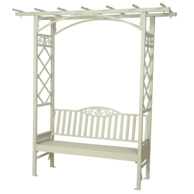 (r) Gartenbank Barolo Aluminium Beige 210 cm
