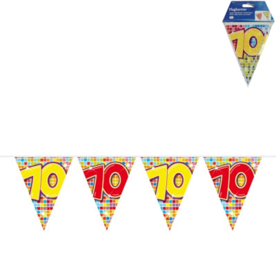 Folat Mini-Flaggenlinie 70 Jahre 3 Meter | 24 Stück